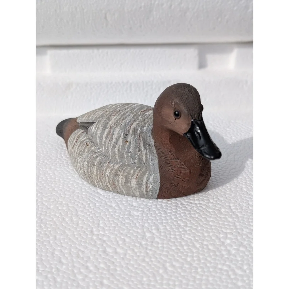 Vintage Decorative Duck Decoy Figurine Hand Painted